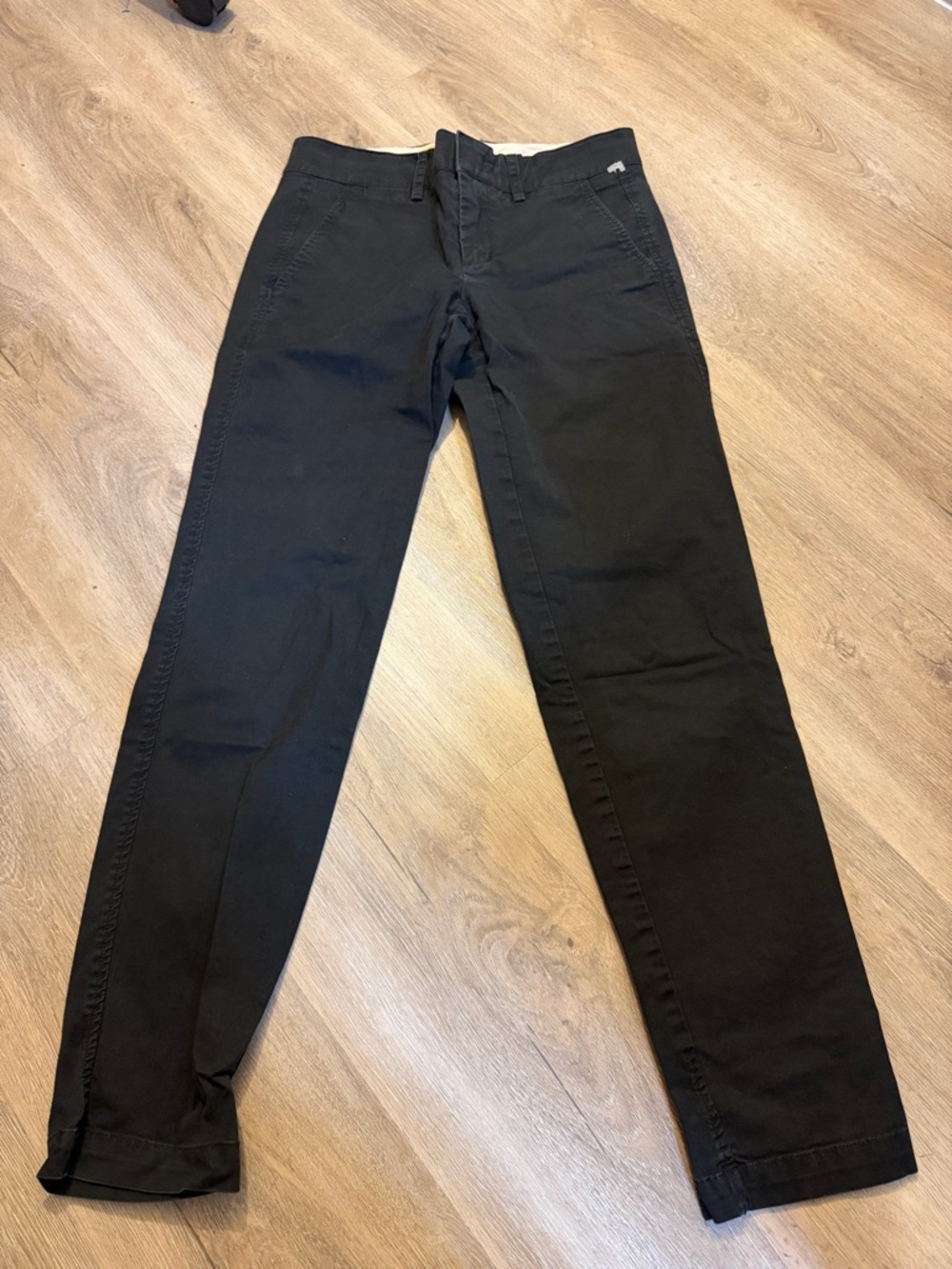 Vince Black Slim Pants Size 0 Minimalist Workwear Trouser